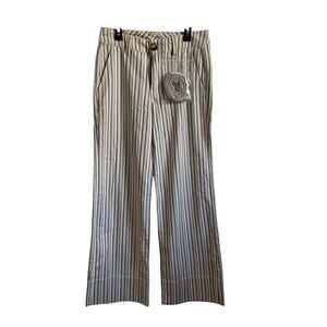 Cabi Convertible Island Stripe Wide Leg Trouser Pants - Size 2 NEW